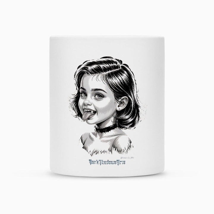 Kleine Vampirin mit Frechmut - Tasse | Mug | Dark Shadows Arts