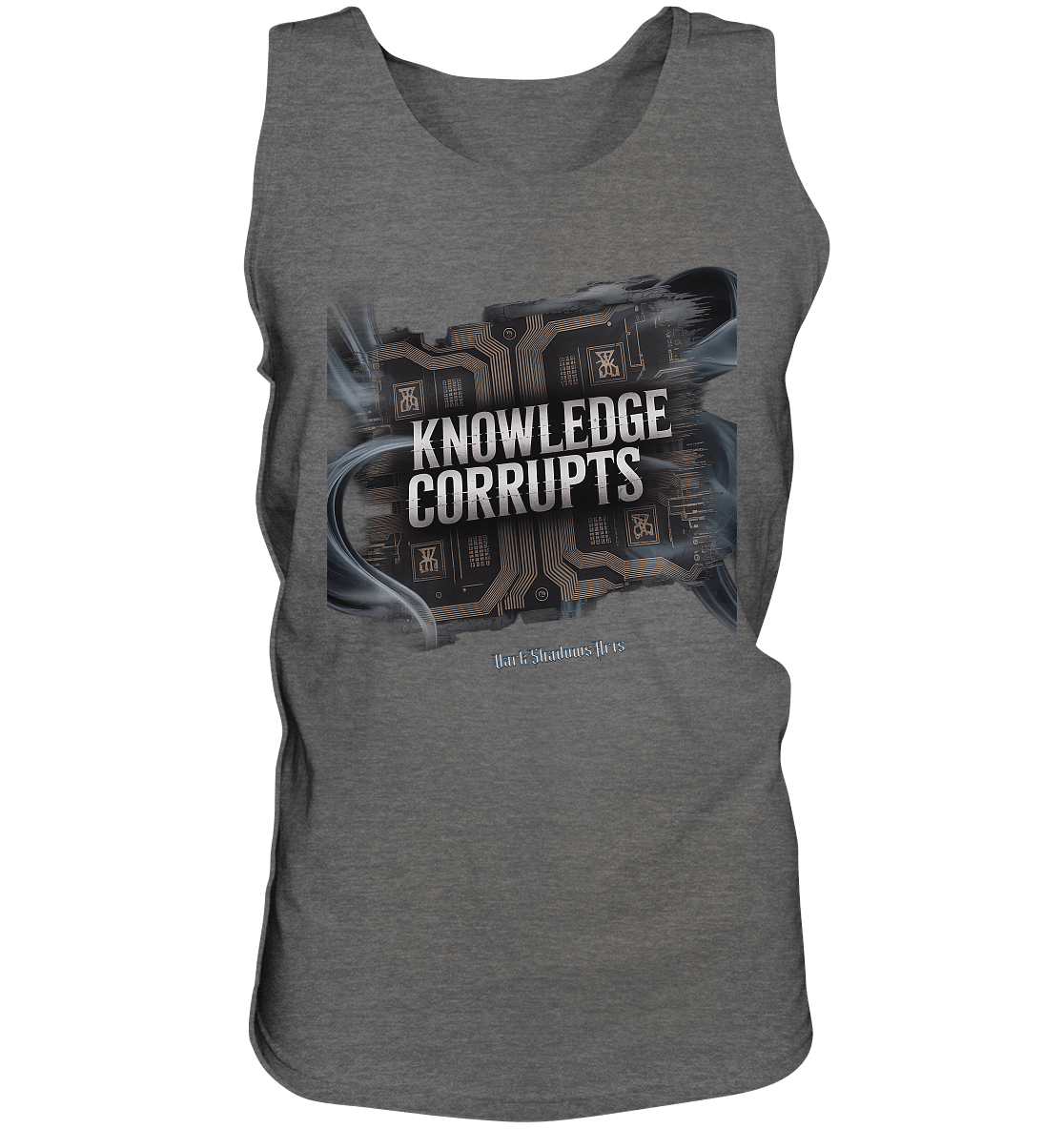 Knowledge Corrupts - Die dunkle Seite der Information - Relaxed Tank Top | Tank - Tops | Dark Shadows Arts