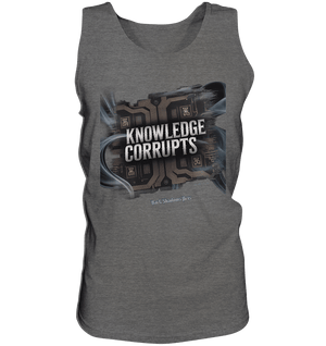 Knowledge Corrupts - Die dunkle Seite der Information - Relaxed Tank Top | Tank - Tops | Dark Shadows Arts