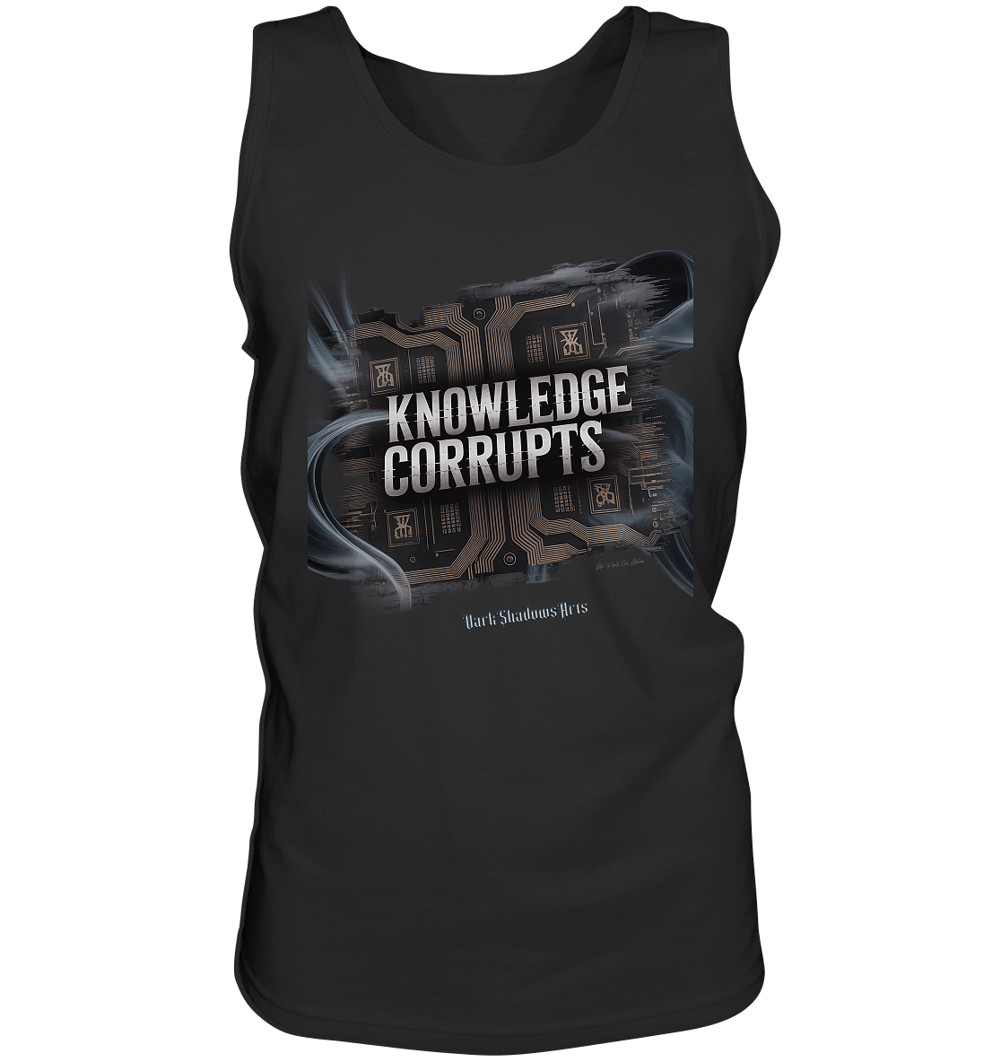 Knowledge Corrupts - Die dunkle Seite der Information - Relaxed Tank Top | Tank - Tops | Dark Shadows Arts