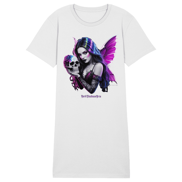 Königin der Schattenflügel - Ladies Organic Shirt Dress - Ladies Organic Shirt Dress | Lady - Shirts | Dark Shadows Arts