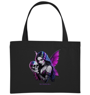 Königin der Schattenflügel - Ladies Organic Shirt Dress - Organic Shopping - Bag | Taschen | Dark Shadows Arts