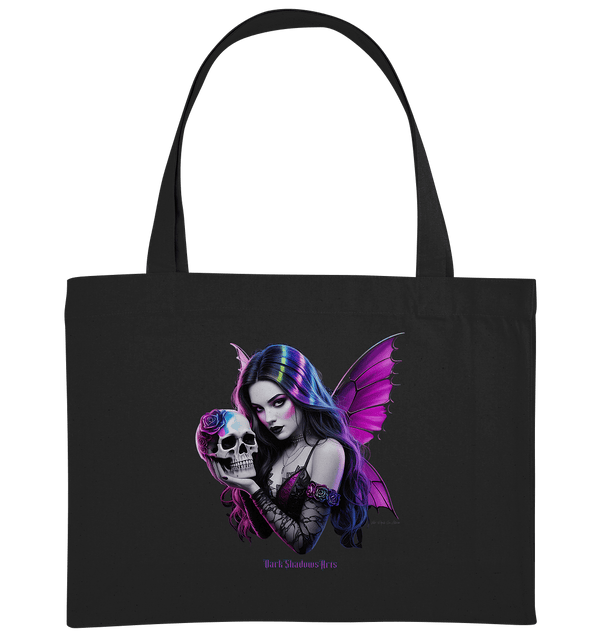 Königin der Schattenflügel - Ladies Organic Shirt Dress - Organic Shopping - Bag | Taschen | Dark Shadows Arts