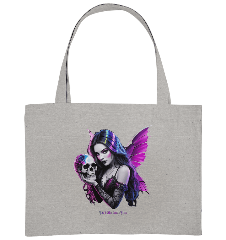 Königin der Schattenflügel - Ladies Organic Shirt Dress - Organic Shopping - Bag | Taschen | Dark Shadows Arts