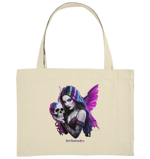 Königin der Schattenflügel - Ladies Organic Shirt Dress - Organic Shopping - Bag | Taschen | Dark Shadows Arts