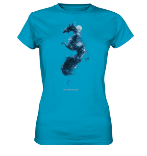 Kosmischer Drachen – Mystische Sternenenergie - Ladies Premium Shirt | Lady - Shirts | Dark Shadows Arts