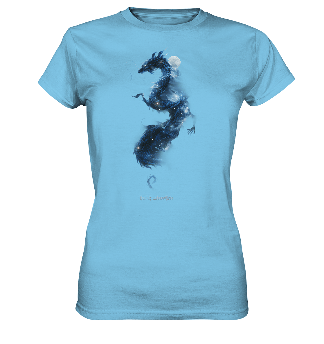 Kosmischer Drachen – Mystische Sternenenergie - Ladies Premium Shirt | Lady - Shirts | Dark Shadows Arts