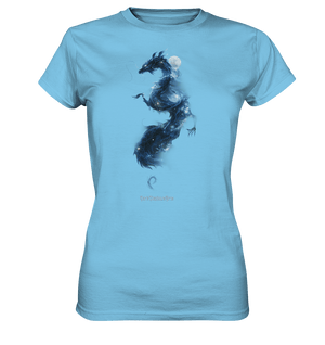 Kosmischer Drachen – Mystische Sternenenergie - Ladies Premium Shirt | Lady - Shirts | Dark Shadows Arts