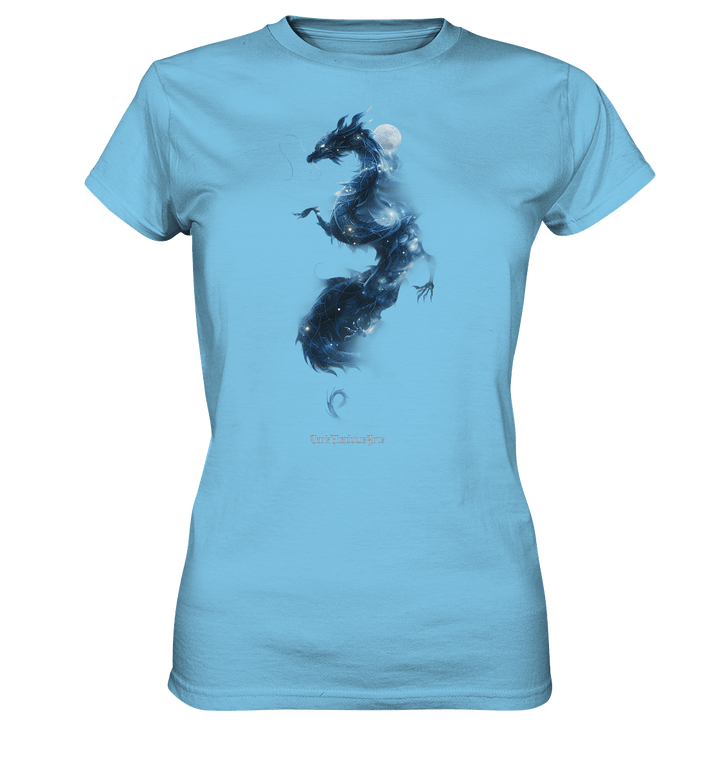 Kosmischer Drachen – Mystische Sternenenergie - Ladies Premium Shirt | Lady - Shirts | Dark Shadows Arts