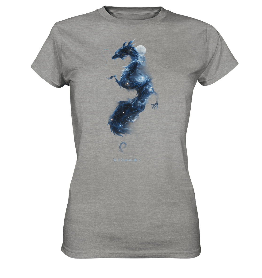 Kosmischer Drachen – Mystische Sternenenergie - Ladies Premium Shirt | Lady - Shirts | Dark Shadows Arts