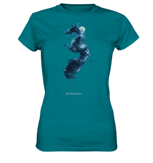 Kosmischer Drachen – Mystische Sternenenergie - Ladies Premium Shirt | Lady - Shirts | Dark Shadows Arts