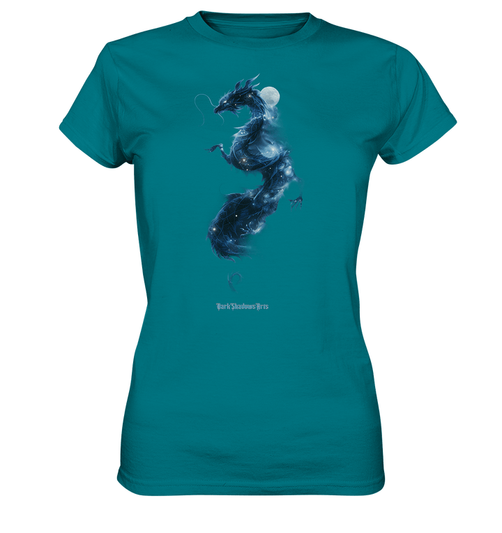 Kosmischer Drachen – Mystische Sternenenergie - Ladies Premium Shirt | Lady - Shirts | Dark Shadows Arts