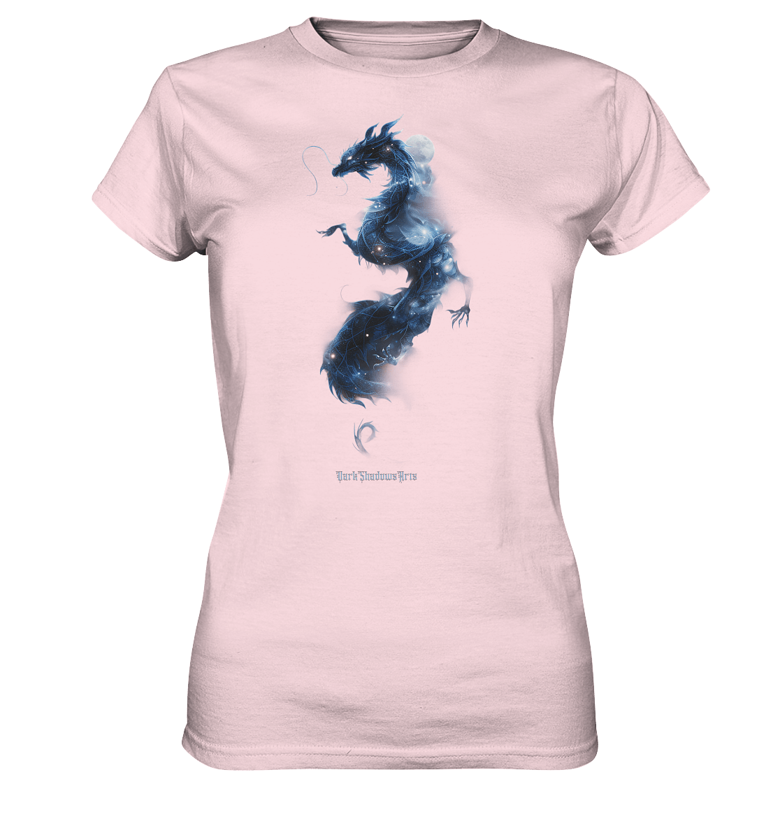 Kosmischer Drachen – Mystische Sternenenergie - Ladies Premium Shirt | Lady - Shirts | Dark Shadows Arts