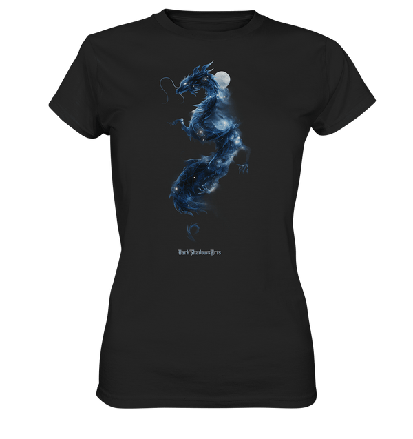 Kosmischer Drachen – Mystische Sternenenergie - Ladies Premium Shirt | Lady - Shirts | Dark Shadows Arts