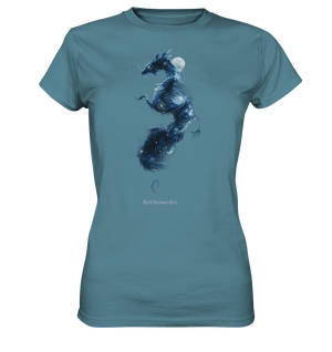 Kosmischer Drachen – Mystische Sternenenergie - Ladies Premium Shirt | Lady - Shirts | Dark Shadows Arts