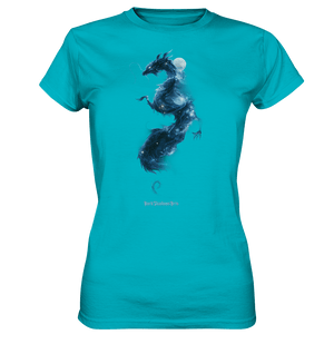 Kosmischer Drachen – Mystische Sternenenergie - Ladies Premium Shirt | Lady - Shirts | Dark Shadows Arts