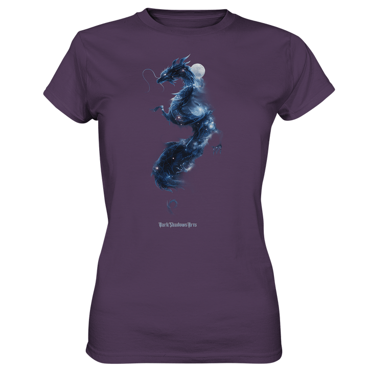 Kosmischer Drachen – Mystische Sternenenergie - Ladies Premium Shirt | Lady - Shirts | Dark Shadows Arts