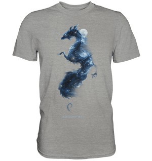 Kosmischer Drachen – Mystische Sternenenergie - Premium Shirt | Unisex - Shirts | Dark Shadows Arts