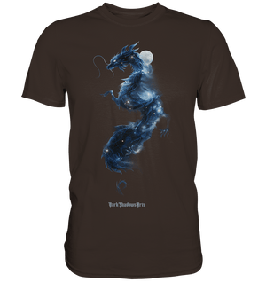 Kosmischer Drachen – Mystische Sternenenergie - Premium Shirt | Unisex - Shirts | Dark Shadows Arts