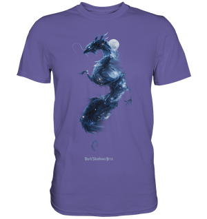 Kosmischer Drachen – Mystische Sternenenergie - Premium Shirt | Unisex - Shirts | Dark Shadows Arts