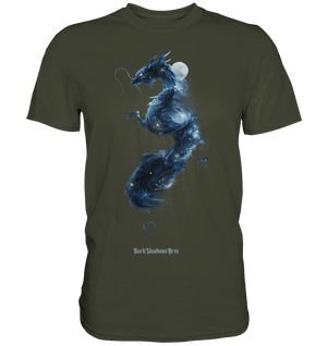 Kosmischer Drachen – Mystische Sternenenergie - Premium Shirt | Unisex - Shirts | Dark Shadows Arts