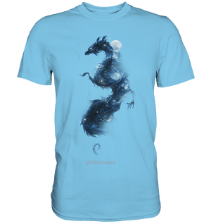 Kosmischer Drachen – Mystische Sternenenergie - Premium Shirt | Unisex - Shirts | Dark Shadows Arts