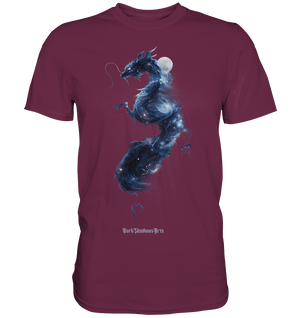 Kosmischer Drachen – Mystische Sternenenergie - Premium Shirt | Unisex - Shirts | Dark Shadows Arts