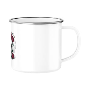 Lebe wild. Stirb poetisch. - Emaille Tasse | Mug | Dark Shadows Arts