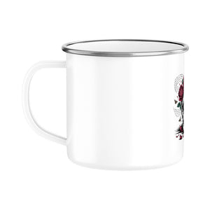 Lebe wild. Stirb poetisch. - Emaille Tasse | Mug | Dark Shadows Arts