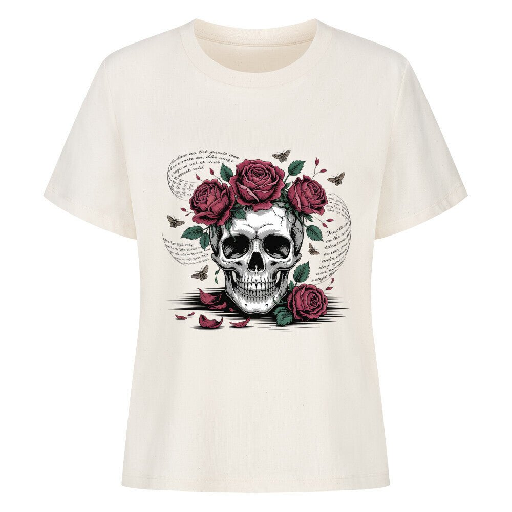 Lebe wild. Stirb poetisch. - Premium Organic Shirt Women | T-Shirt | Dark Shadows Arts