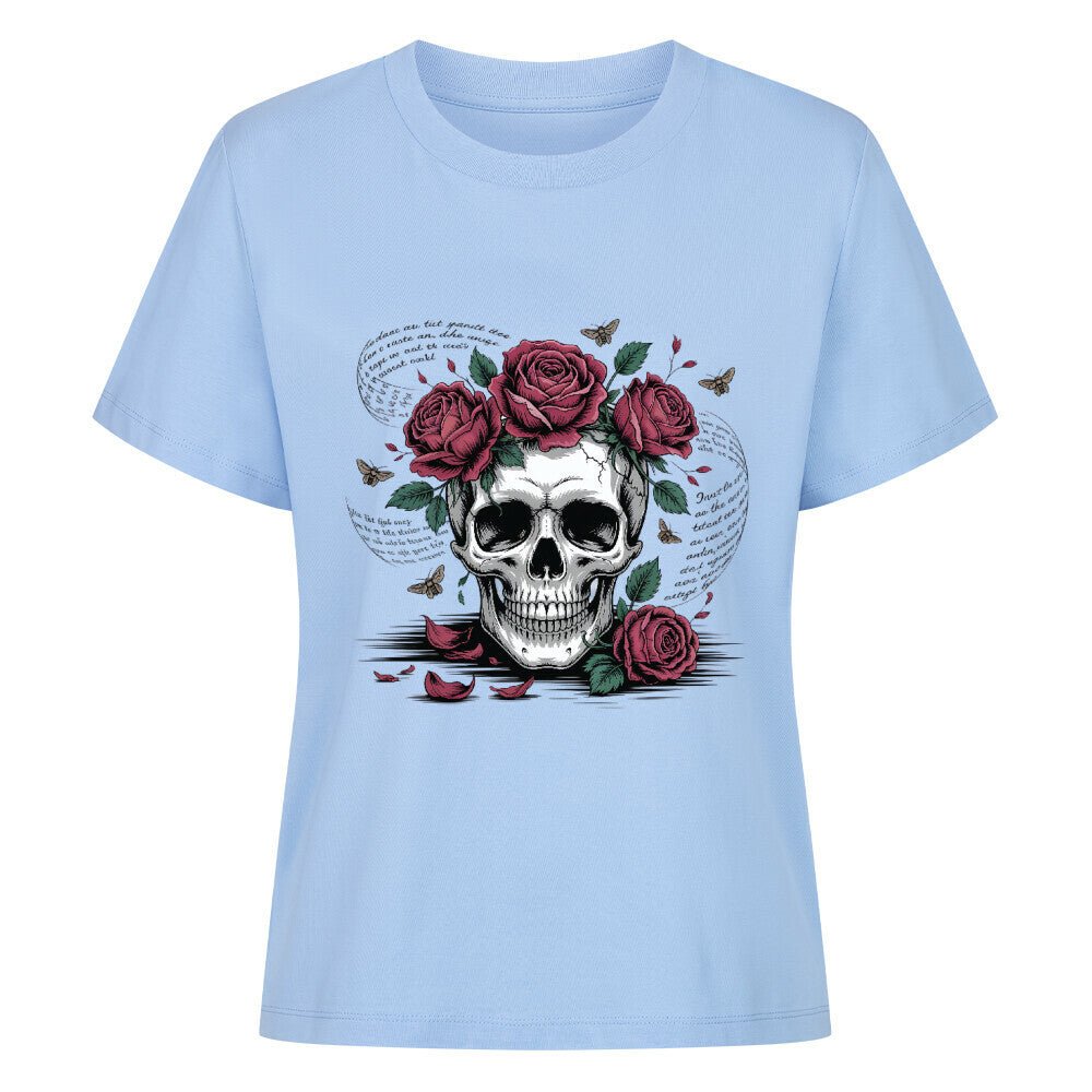 Lebe wild. Stirb poetisch. - Premium Organic Shirt Women | T-Shirt | Dark Shadows Arts