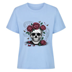 Lebe wild. Stirb poetisch. - Premium Organic Shirt Women | T-Shirt | Dark Shadows Arts