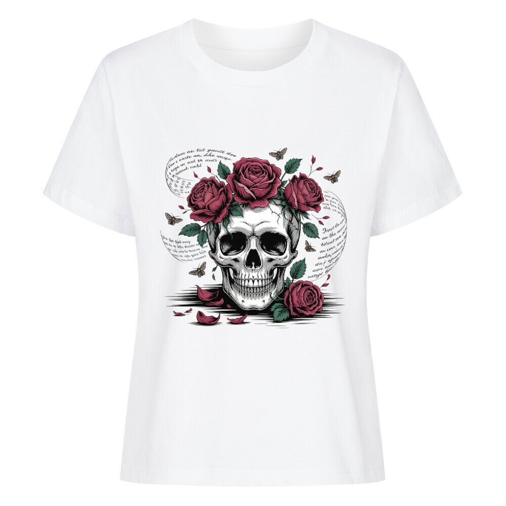 Lebe wild. Stirb poetisch. - Premium Organic Shirt Women | T-Shirt | Dark Shadows Arts