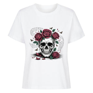 Lebe wild. Stirb poetisch. - Premium Organic Shirt Women | T-Shirt | Dark Shadows Arts