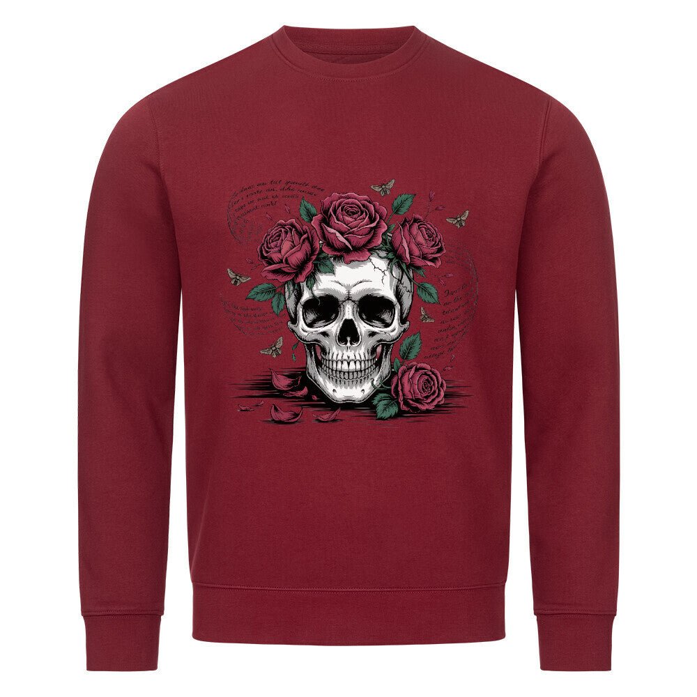 Lebe wild. Stirb poetisch. - Premium Organic Sweatshirt | Sweatshirt | Dark Shadows Arts