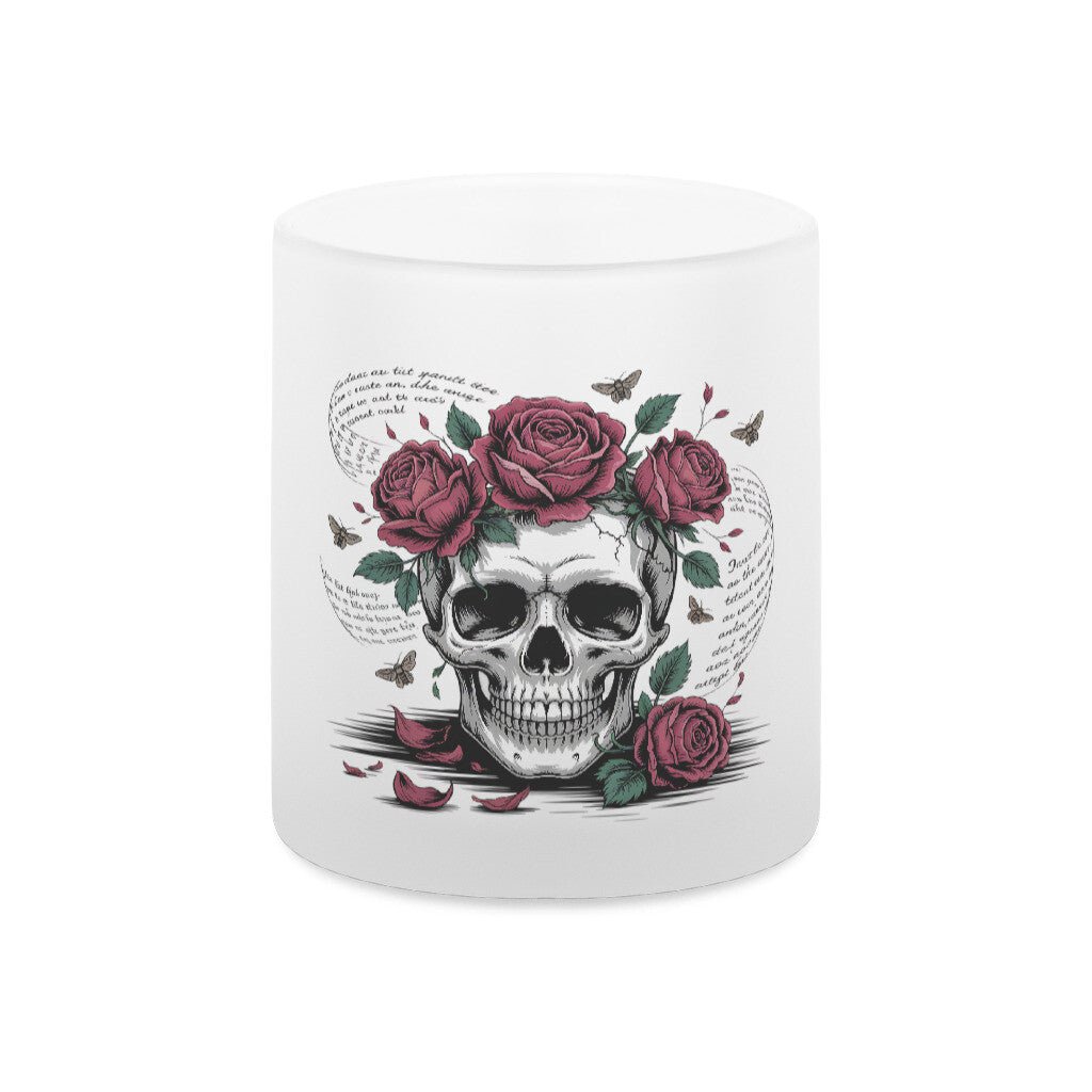 Lebe wild. Stirb poetisch. - Teelichthalter satiniert | Mug | Dark Shadows Arts