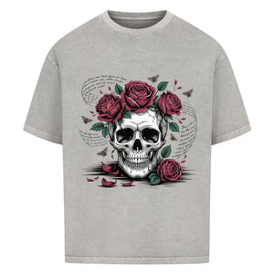Lebe wild. Stirb poetisch. - VACANCY Oversized Shirt | T-Shirt | Dark Shadows Arts