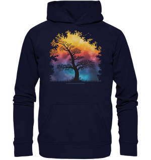 Licht & Schatten – Magische Baumlandschaft mit Sternbild - Basic Unisex Hoodie | Hoodies | Dark Shadows Arts