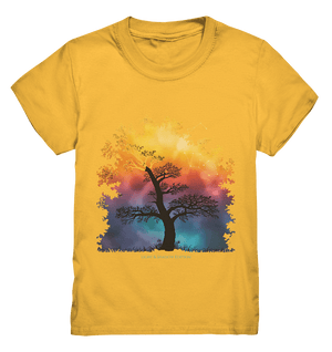 Licht & Schatten – Magische Baumlandschaft mit Sternbild - Kids Premium Shirt | Kids & Babys | Dark Shadows Arts