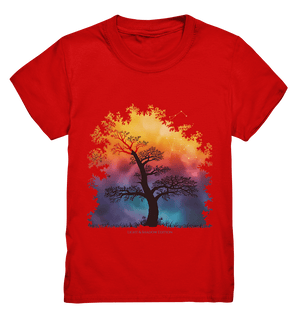 Licht & Schatten – Magische Baumlandschaft mit Sternbild - Kids Premium Shirt | Kids & Babys | Dark Shadows Arts