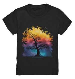 Licht & Schatten – Magische Baumlandschaft mit Sternbild - Kids Premium Shirt | Kids & Babys | Dark Shadows Arts