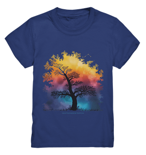 Licht & Schatten – Magische Baumlandschaft mit Sternbild - Kids Premium Shirt | Kids & Babys | Dark Shadows Arts