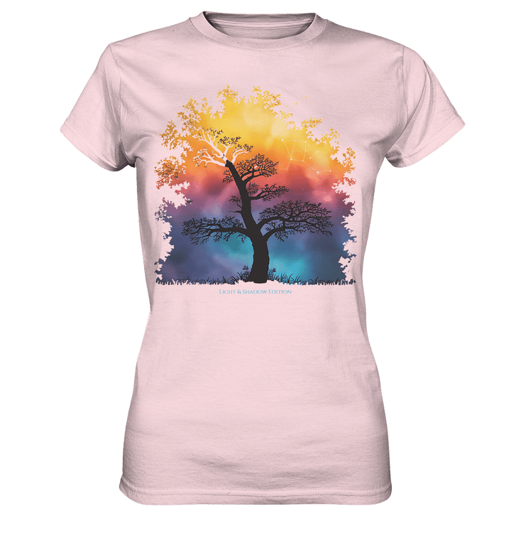 Licht & Schatten – Magische Baumlandschaft mit Sternbild - Ladies Premium Shirt | Lady - Shirts | Dark Shadows Arts