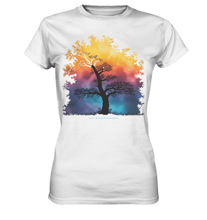 Licht & Schatten – Magische Baumlandschaft mit Sternbild - Ladies Premium Shirt | Lady - Shirts | Dark Shadows Arts