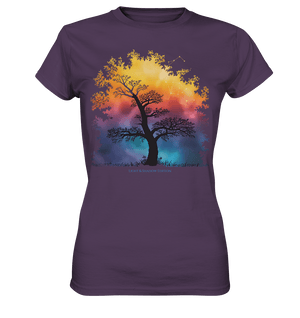 Licht & Schatten – Magische Baumlandschaft mit Sternbild - Ladies Premium Shirt | Lady - Shirts | Dark Shadows Arts