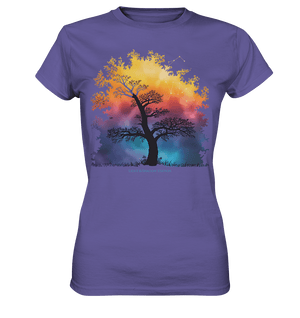 Licht & Schatten – Magische Baumlandschaft mit Sternbild - Ladies Premium Shirt | Lady - Shirts | Dark Shadows Arts