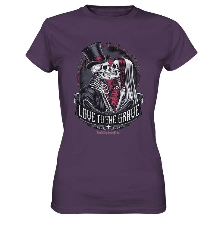Liebe bis zum Grab - Gothic - Hochzeit mit Skeletten - Ladies Premium Shirt | Lady - Shirts | Dark Shadows Arts