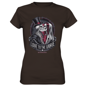 Liebe bis zum Grab - Gothic - Hochzeit mit Skeletten - Ladies Premium Shirt | Lady - Shirts | Dark Shadows Arts