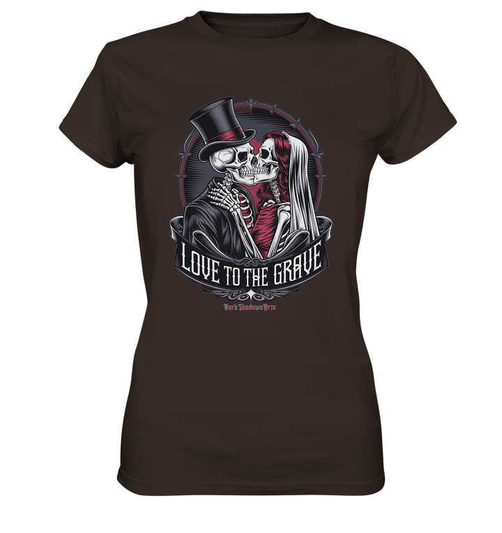 Liebe bis zum Grab - Gothic - Hochzeit mit Skeletten - Ladies Premium Shirt | Lady - Shirts | Dark Shadows Arts