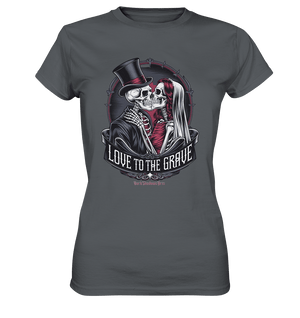 Liebe bis zum Grab - Gothic - Hochzeit mit Skeletten - Ladies Premium Shirt | Lady - Shirts | Dark Shadows Arts